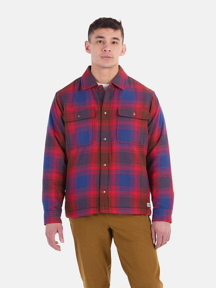 Marmot Kurtka koszulowa "Ridgefield" w kolorze czerwono-niebieskim rozmiar: M