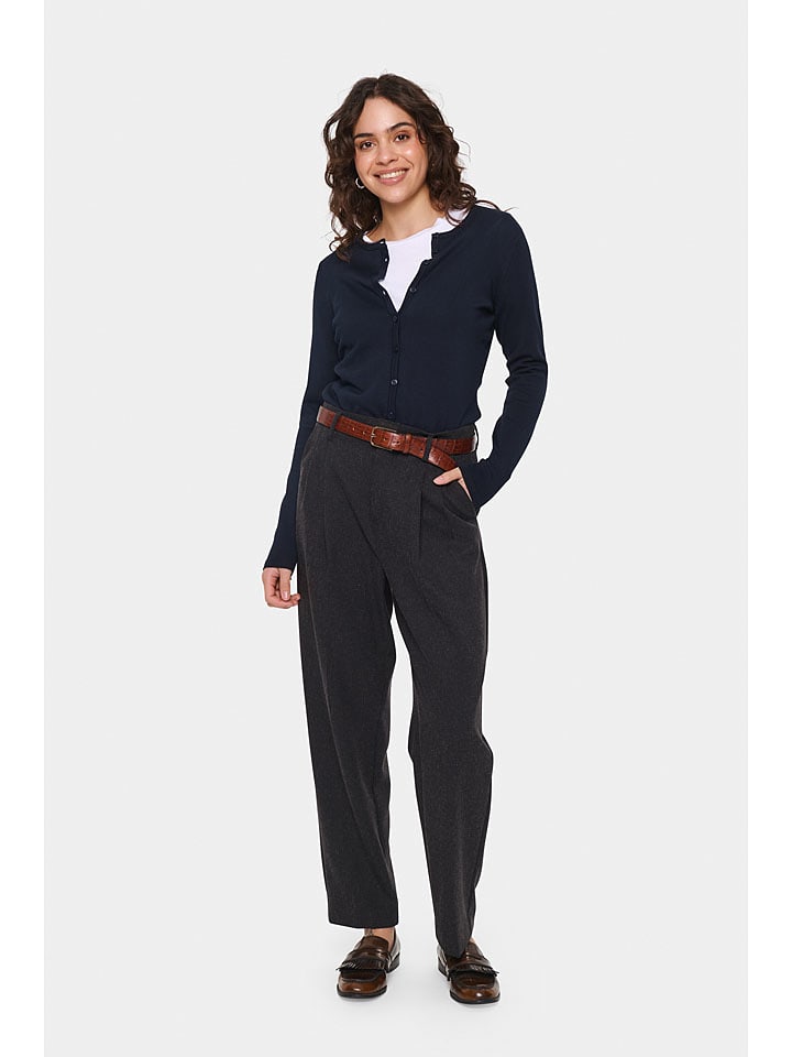 SAINT TROPEZ Kardigan w kolorze granatowym rozmiar: XS