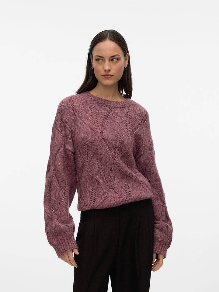 Vero Moda Sweter w kolorze fioletowym rozmiar: S
