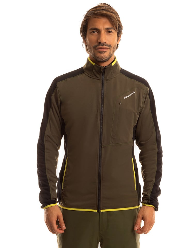 Fischer Kurtka polarowa w kolorze khaki rozmiar: 3XL