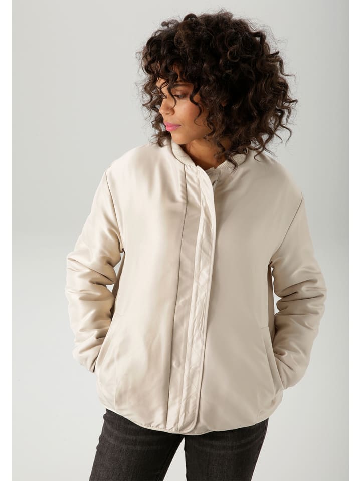 Aniston Kurtka przejściowa w kolorze beżowym rozmiar: 36