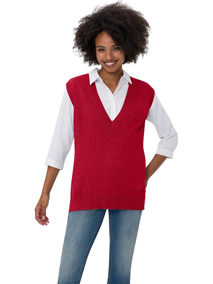 Heine Bezrękawnik w kolorze czerwonym rozmiar: 42