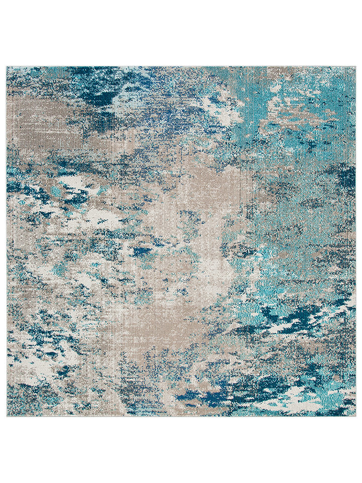 Safavieh Dywan w kolorze niebiesko-beżowym rozmiar: 201x201 cm