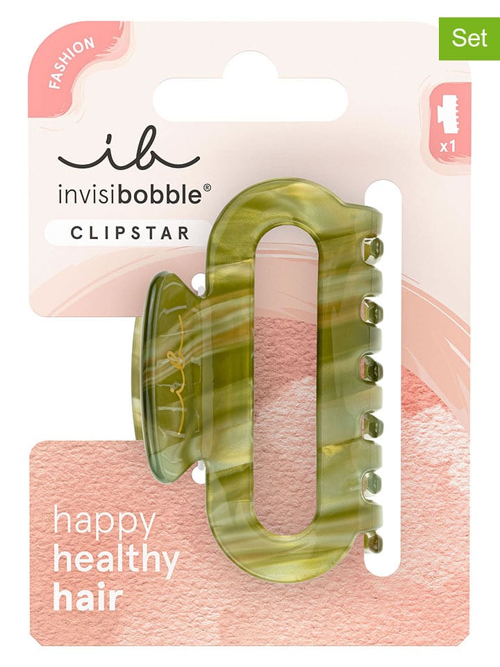 Invisibobble Spinki do włosów (2 szt.) w kolorze zielonym rozmiar: onesize