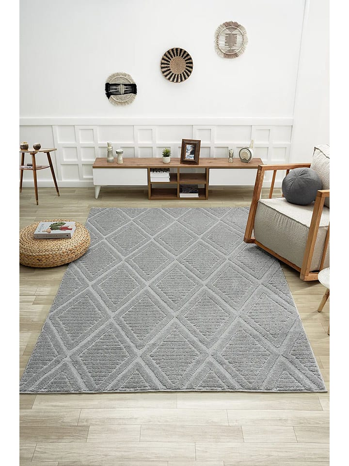 Conceptum Hypnose Dywan "0742B" w kolorze szarym rozmiar: 100x200 cm