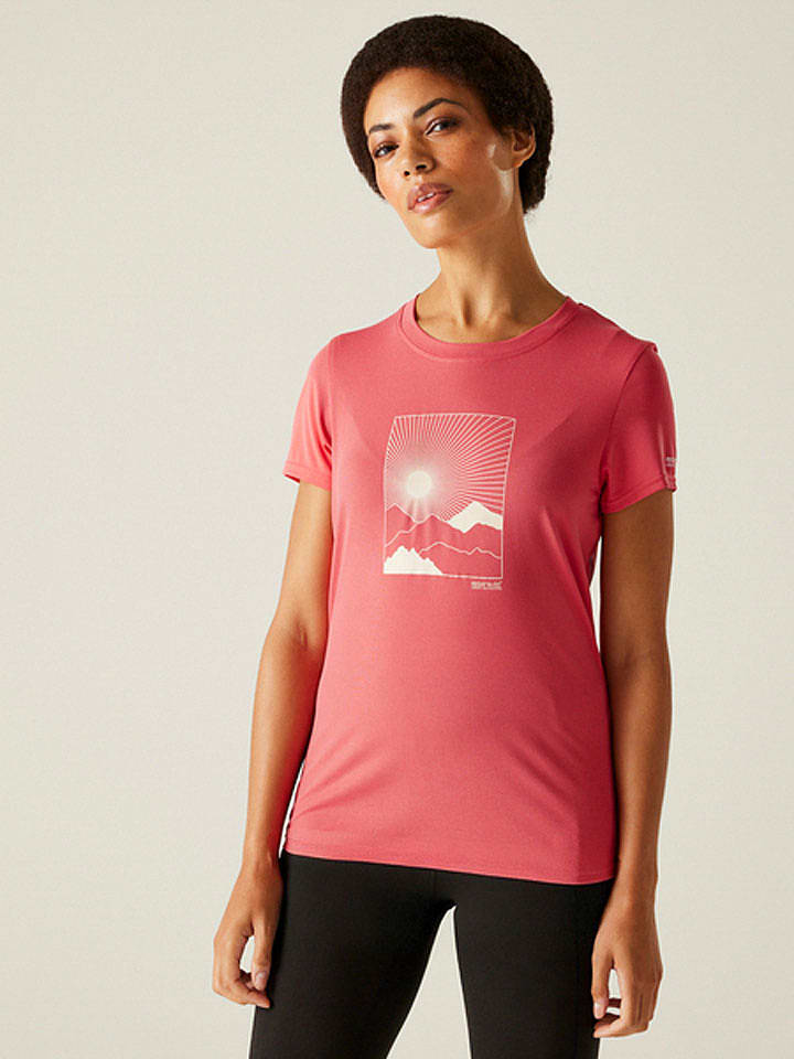 Regatta Koszulka funkcyjna "Fingal" w kolorze jasnoróżowym rozmiar: 40