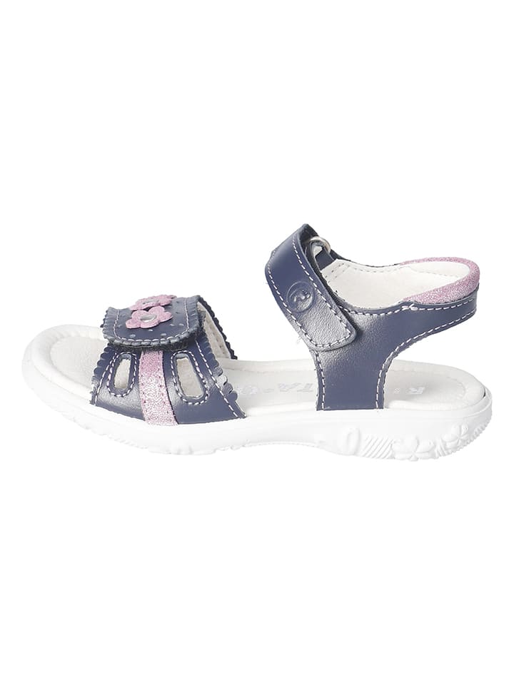Ricosta Skórzane sandały "Marisol" w kolorze granatowo-jasnoróżowym rozmiar: 28