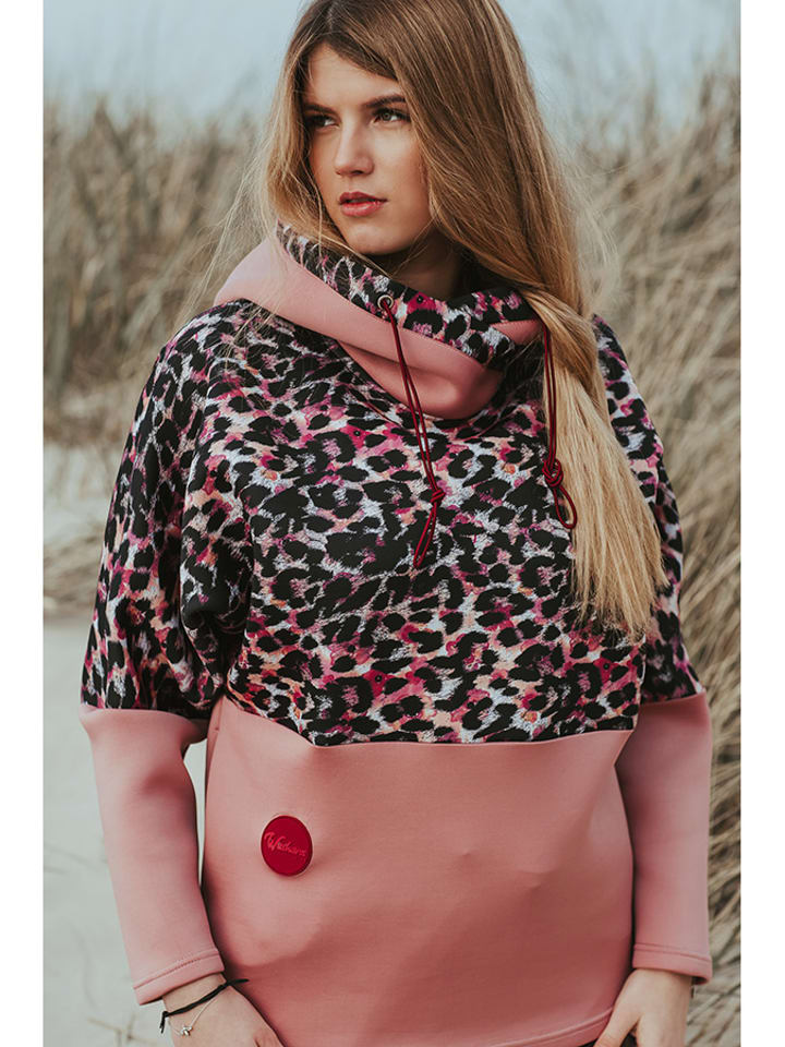 Waikane Vibe Bluza w kolorze różowo-czerwonym ze wzorem rozmiar: onesize