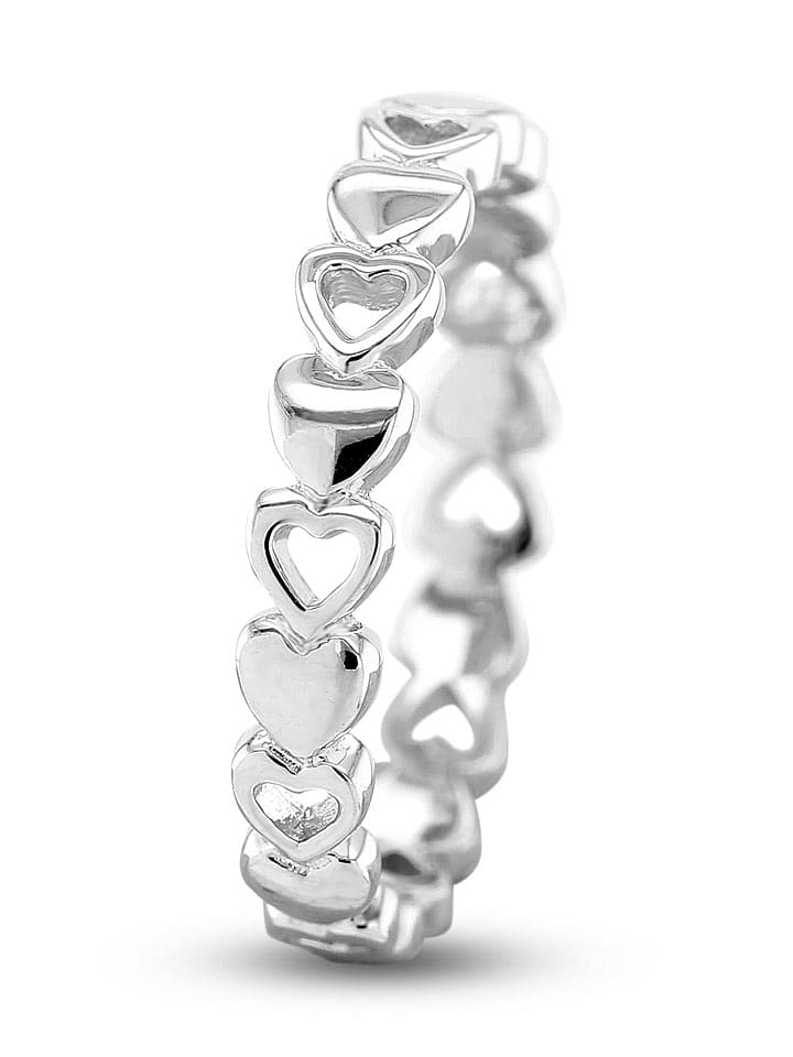 CHARM'S Srebrny pierścionek rozmiar: 56