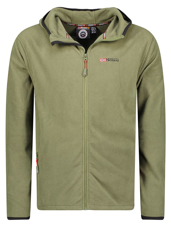 Geographical Norway Kurtka polarowa "Unicia" w kolorze khaki rozmiar: S