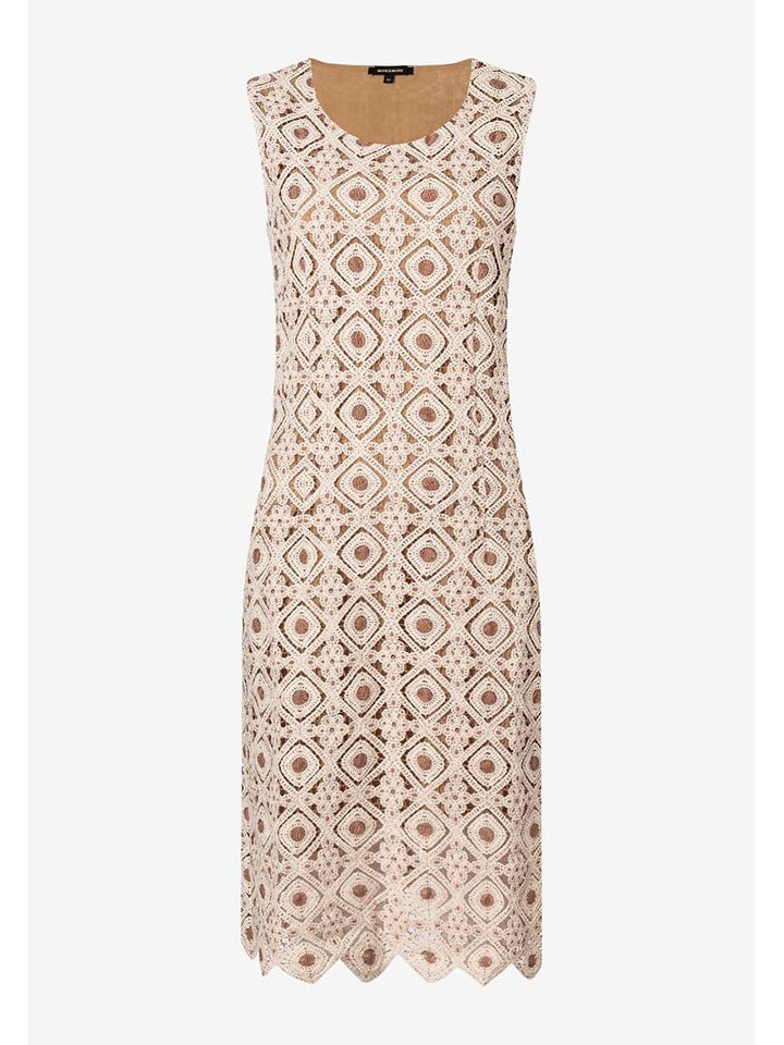 More & More Sukienka w kolorze beżowym rozmiar: 32