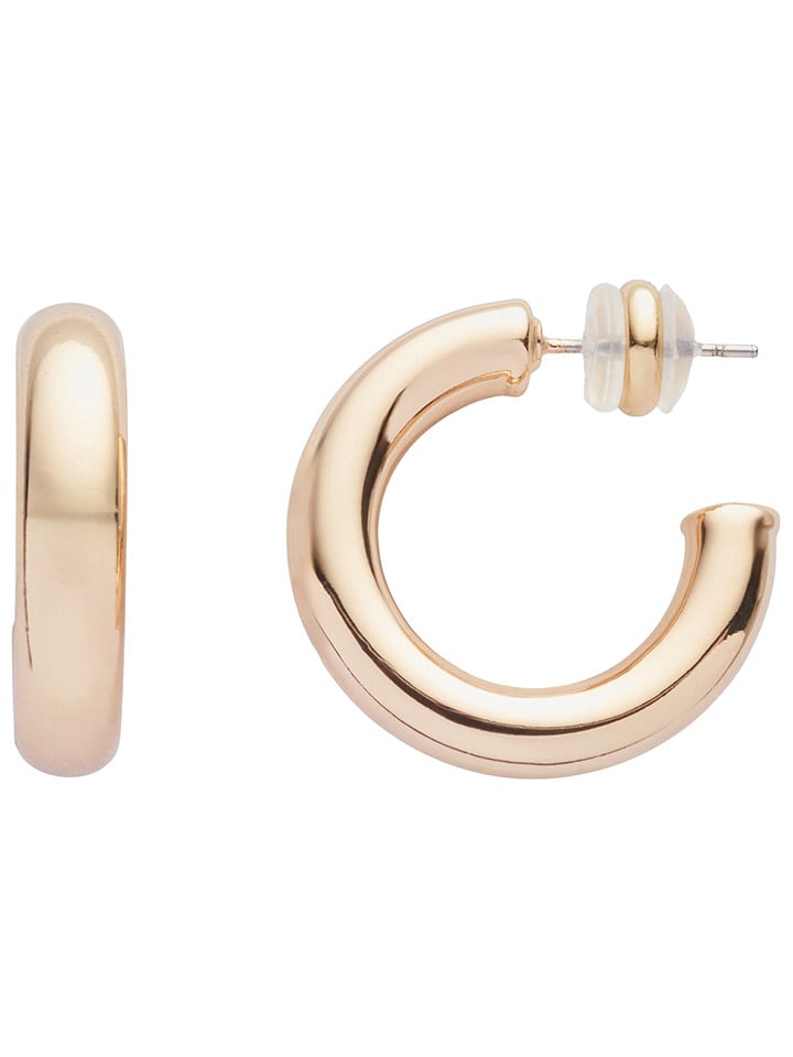 U.S. Polo Assn. Pozłacane kolczyki-półkreole rozmiar: onesize