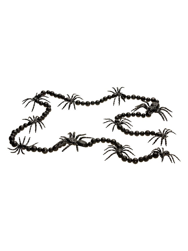 CHAKS Girlanda "Black Spider" w kolorze czarnym - dł. 160 cm rozmiar: onesize