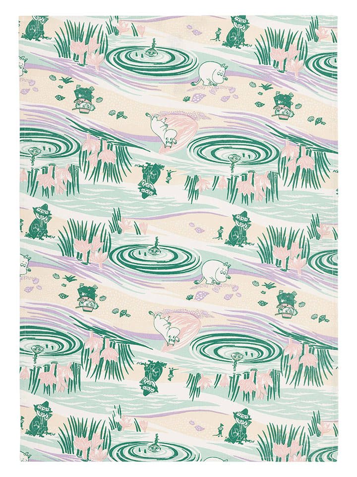 Moomin Ręcznik "Beach Day" ze wzorem do rąk - 70 x 50 cm rozmiar: onesize