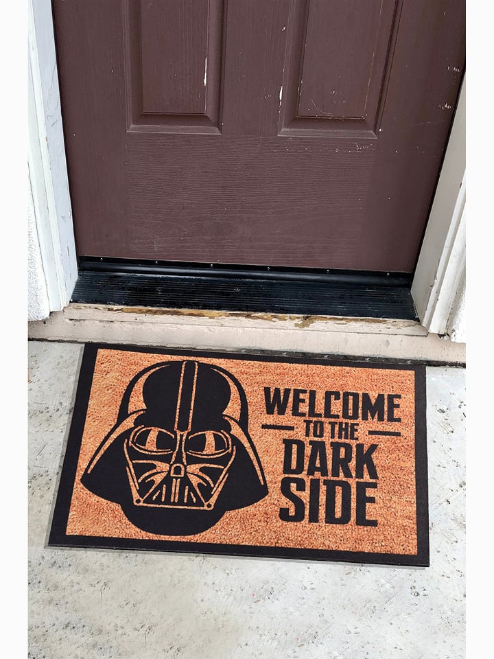 Mioli Wycieraczka "Dark Side" w kolorze jasnobrązowo-czarnym rozmiar: 40x60 cm