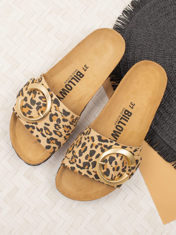 billowy Klapki w kolorze brązowo-beżowym rozmiar: 42