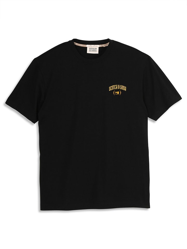 Scotch & Soda Koszulka w kolorze czarnym rozmiar: S