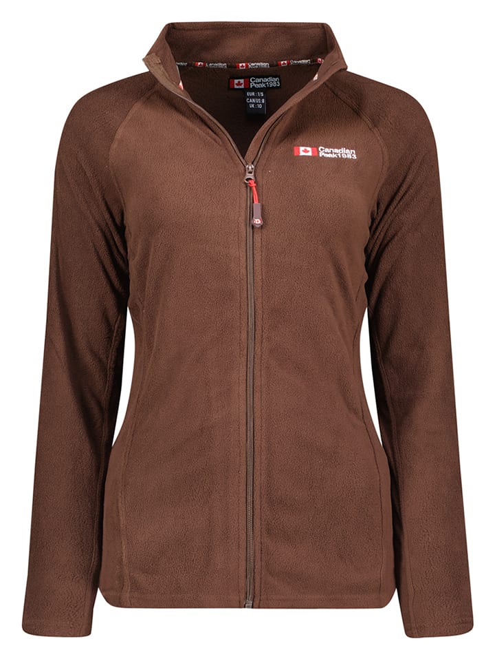 Canadian Peak Kurtka polarowa "Tugeak" w kolorze brązowym rozmiar: XL
