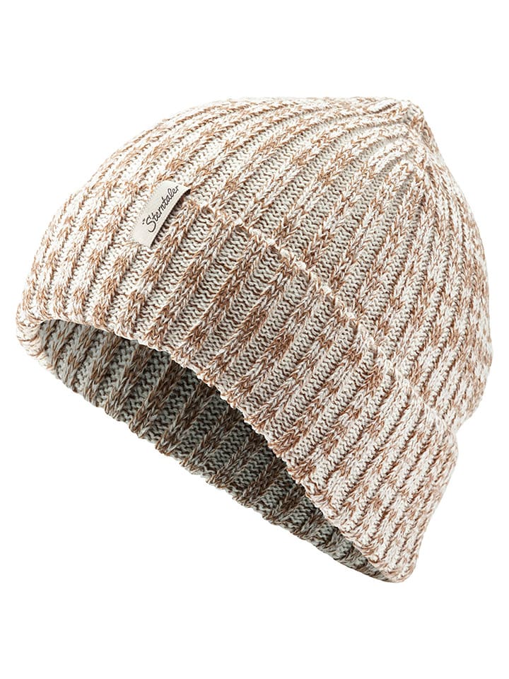 Sterntaler Czapka dzianinowa w kolorze beżowym rozmiar: 55 cm