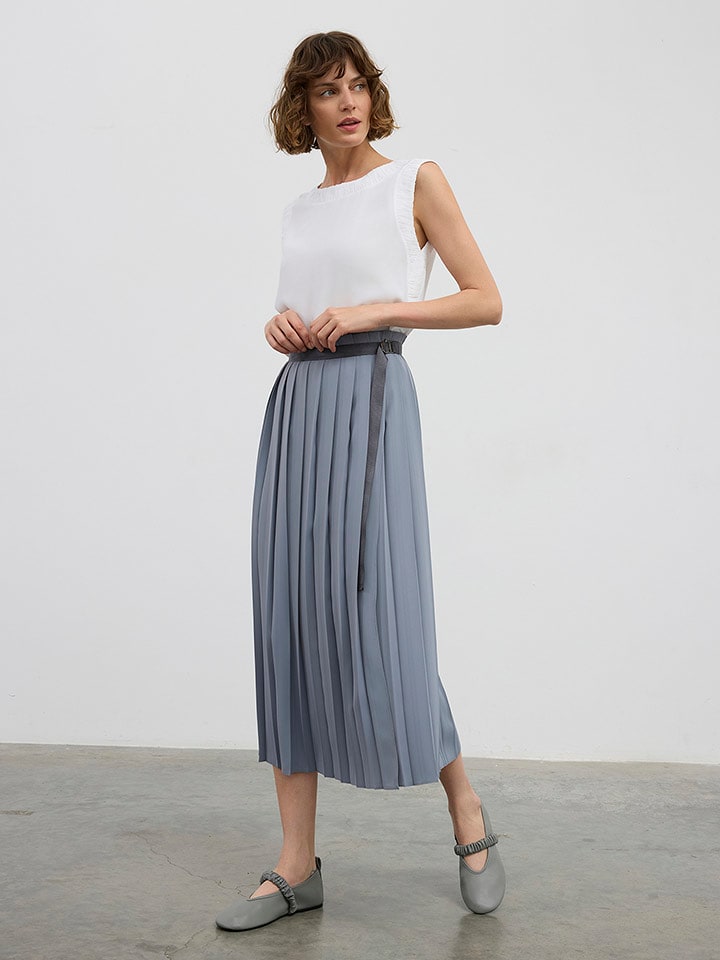 BGN Spódnica w kolorze szarym rozmiar: 40