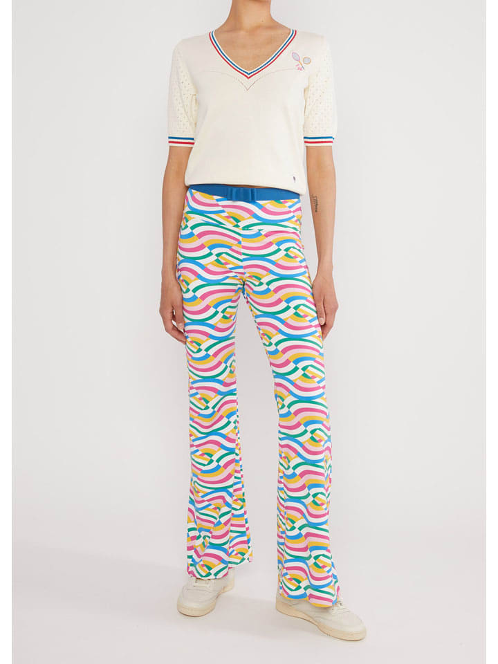 Blutsgeschwister Legginsy sportowe "Dancing Jazzhappy" ze wzorem rozmiar: S