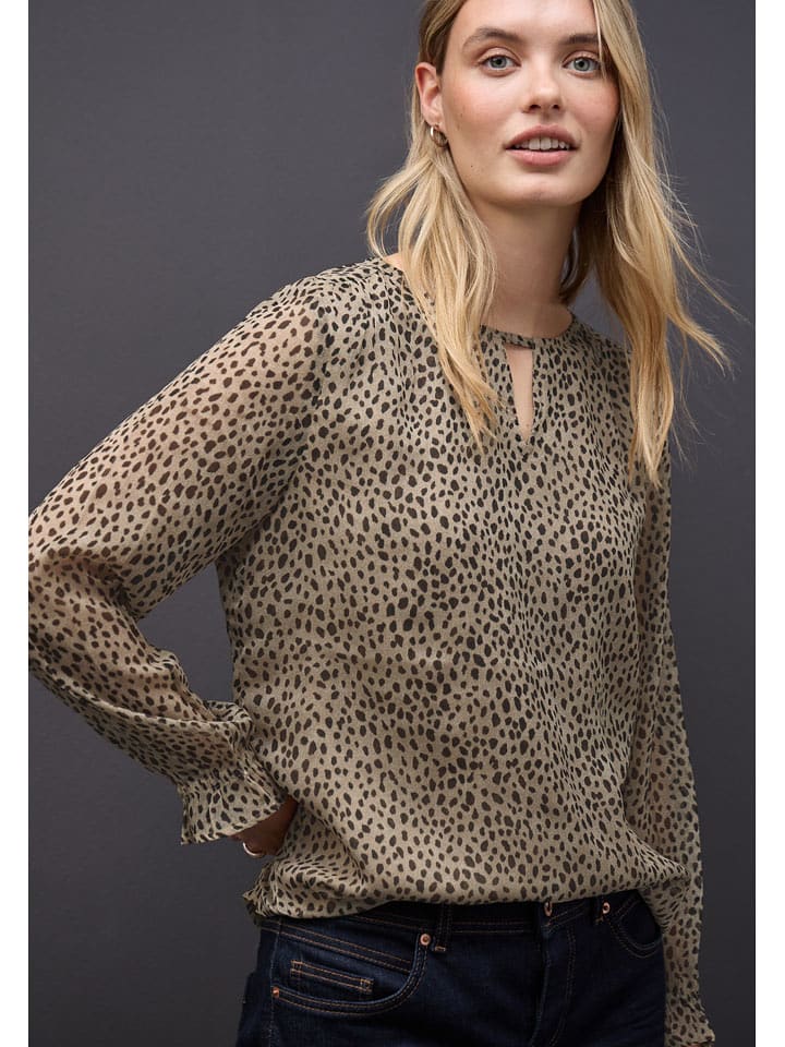 Street One Bluzka w kolorze beżowym rozmiar: 36