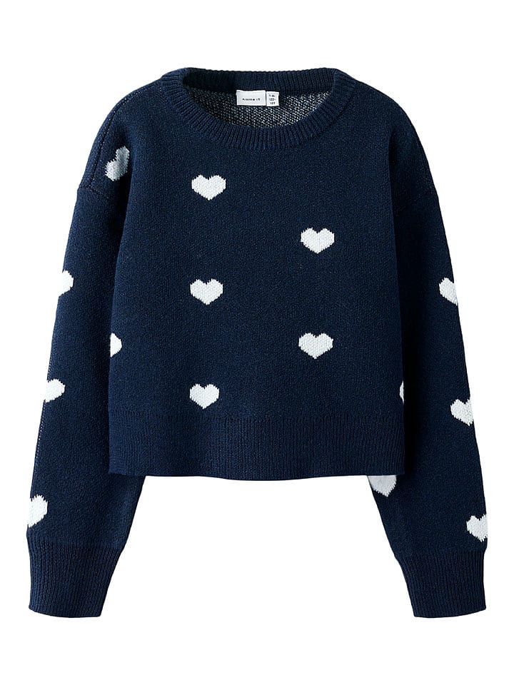 name it Sweter w kolorze granatowym rozmiar: 116