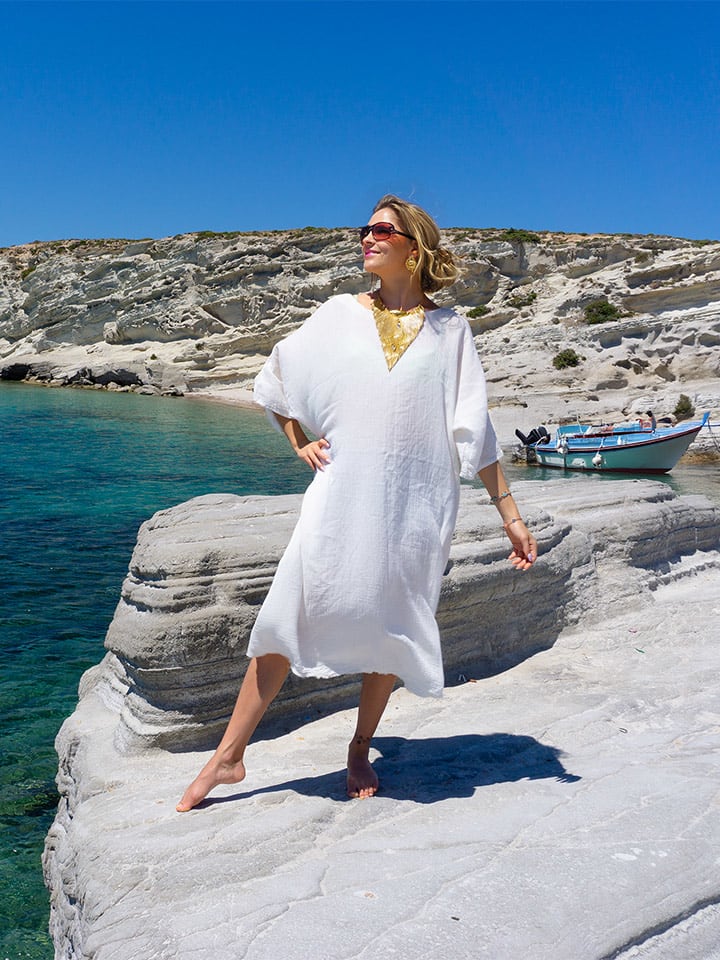 Samimi Narzutka "Samimi" w kolorze białym rozmiar: onesize