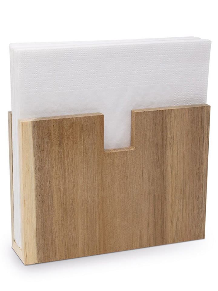 ppd Serwetnik "Pure" w kolorze jasnobrązowym - 12,8 x 8 x 4 cm rozmiar: onesize