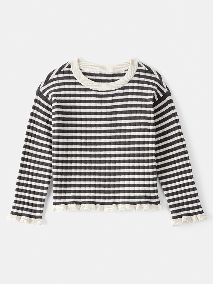 OshKosh Koszulka w kolorze antracytowo-białym rozmiar: 104