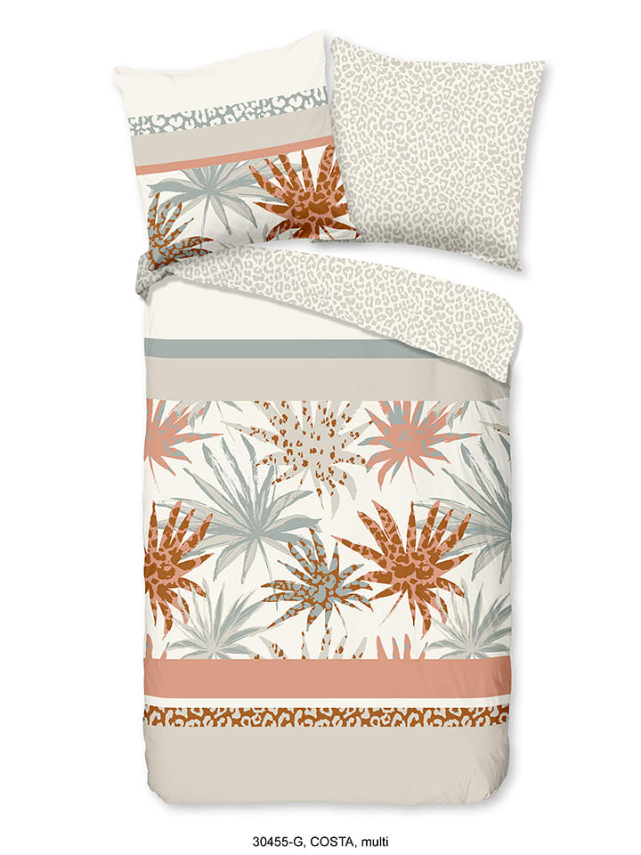Good Morning Komplet pościeli "Costa" w kolorze beżowym rozmiar: 135x200 cm