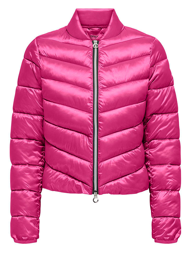 ONLY Kurtka pikowana w kolorze różowym rozmiar: XL