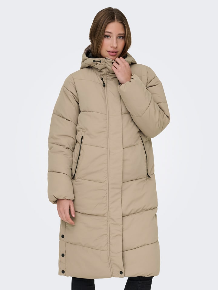 ONLY Płaszcz pikowany w kolorze beżowym rozmiar: S