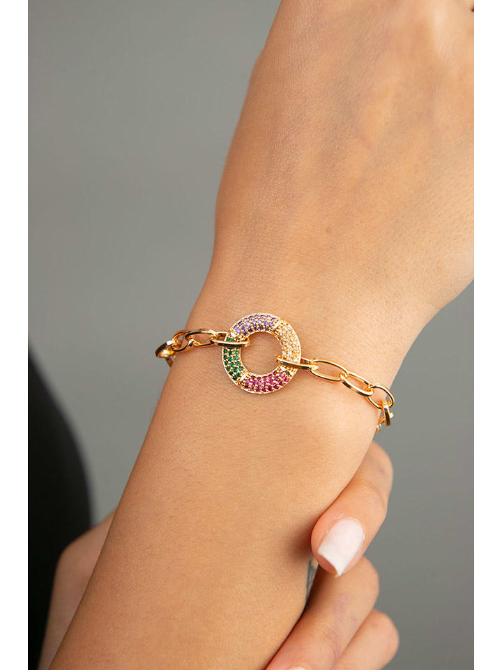 Heliophilia Pozłacana bransoletka z elementem ozdobnym rozmiar: onesize