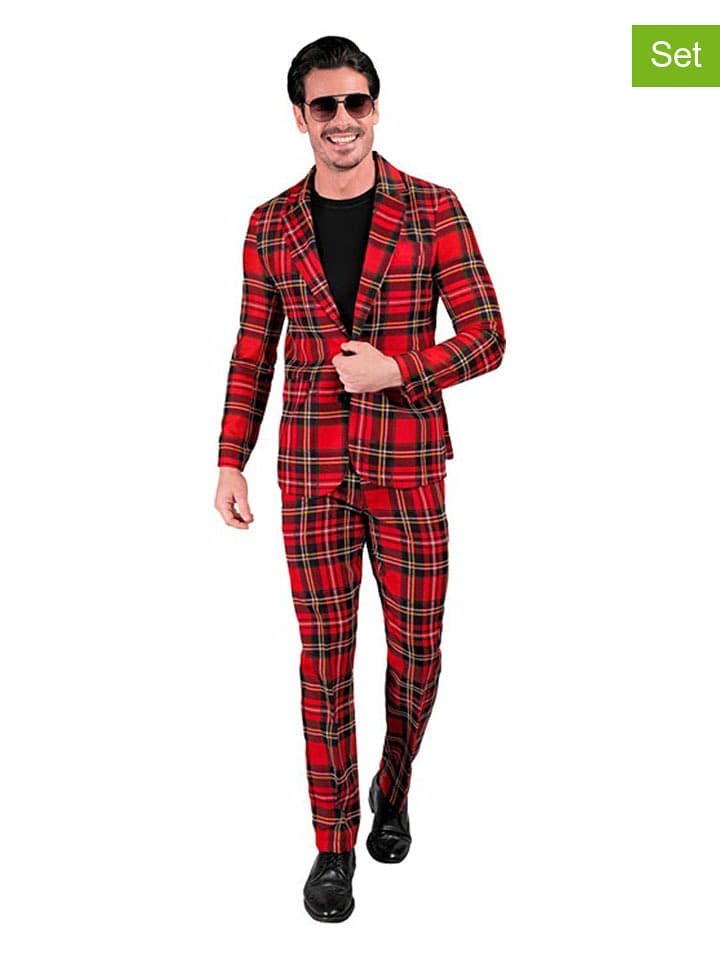 Widmann 2-częściowy zestaw "Party Fashion" w kolorze czerwono-czarnym rozmiar: L