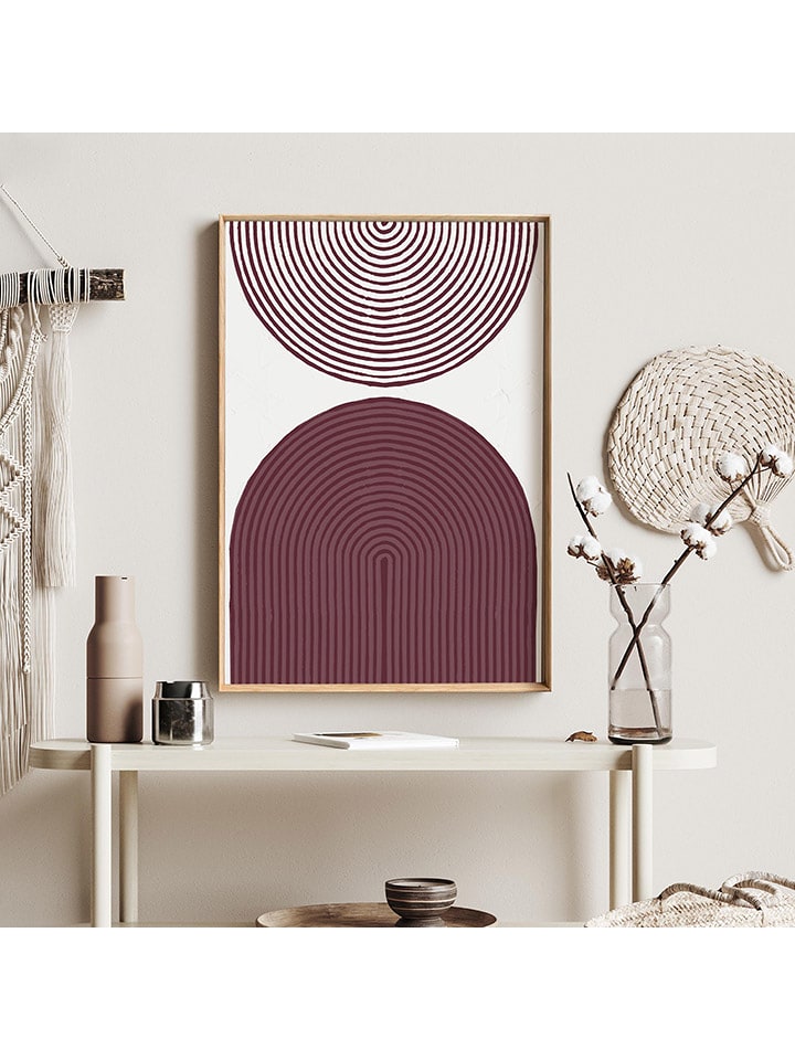 Orangewallz Obraz 3D "Bows" w ramce rozmiar: 50x70 cm