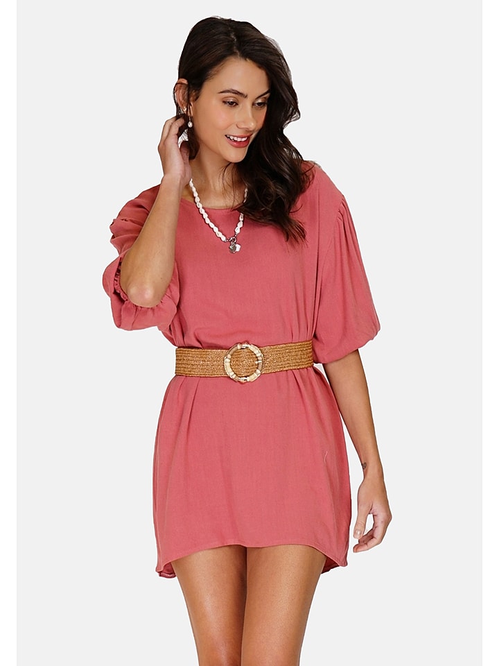 Le Jardin du Lin Sukienka w kolorze koralowym rozmiar: 42