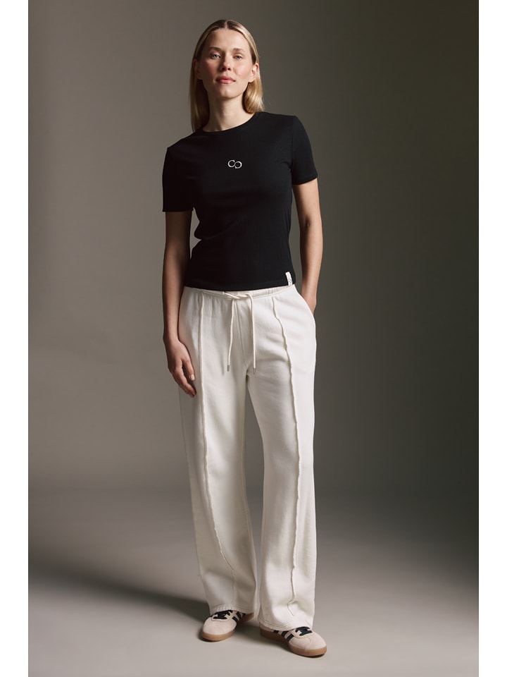 Cotton Candy Spodnie dresowe w kolorze kremowym rozmiar: XS