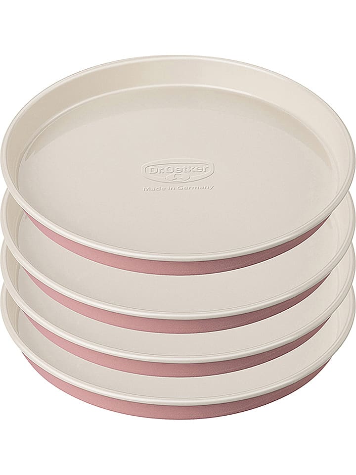 Dr. Oetker Forma w kolorze jasnoróżowo-kremowym - Ø 17 cm rozmiar: onesize