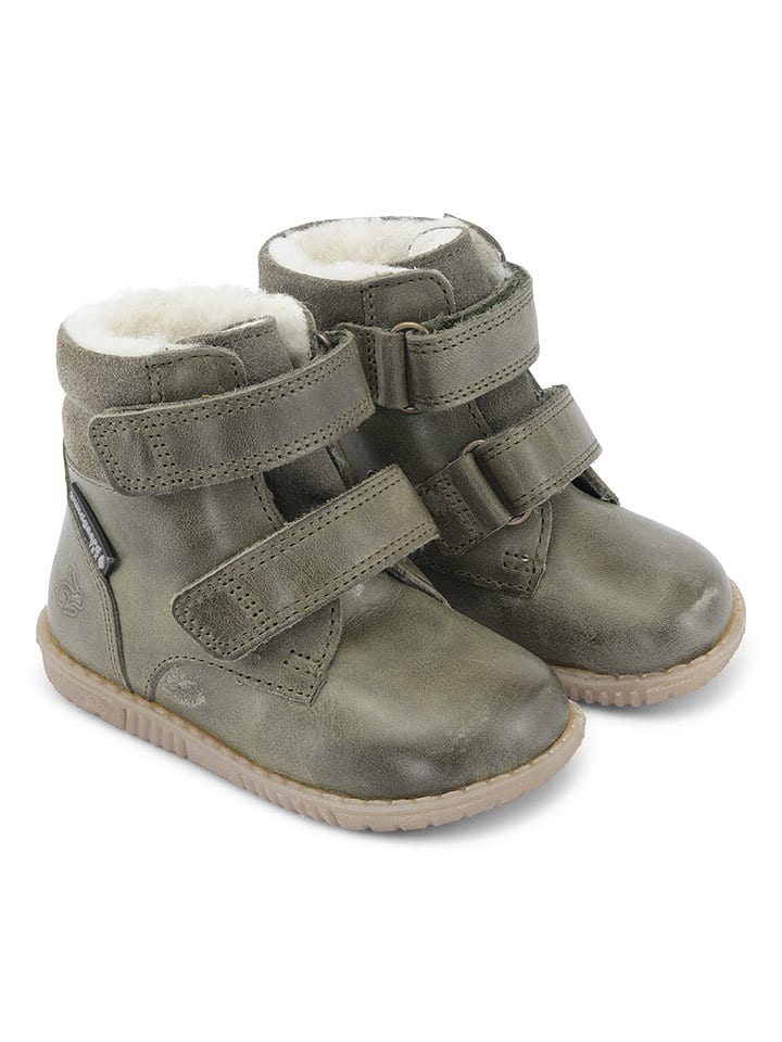Bundgaard Skórzane botki zimowe "Rabbit" w kolorze khaki rozmiar: 20
