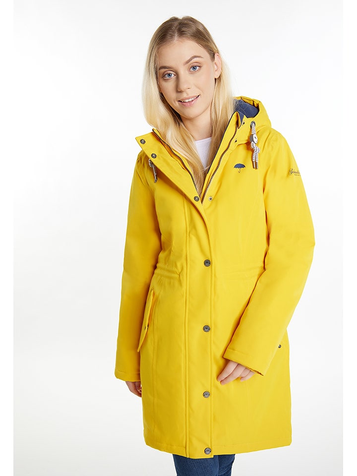 Schmuddelwedda Płaszcz przeciwdeszczowy w kolorze żółtym rozmiar: L