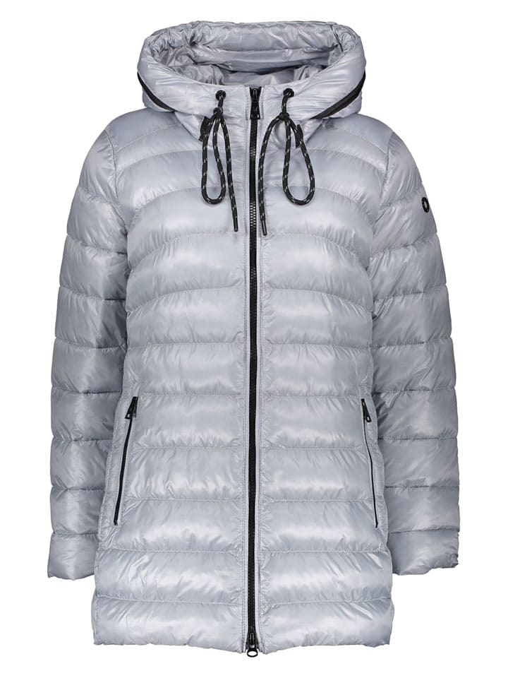 Fuchs Schmitt Płaszcz pikowany w kolorze szarym rozmiar: 46