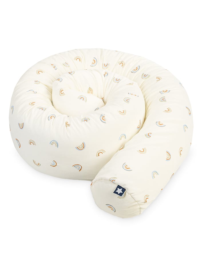 Julius Zöllner Osłonka "Little Bow" w kolorze białym do łóżeczka - dł. 180 x Ø 14 cm rozmiar: onesize