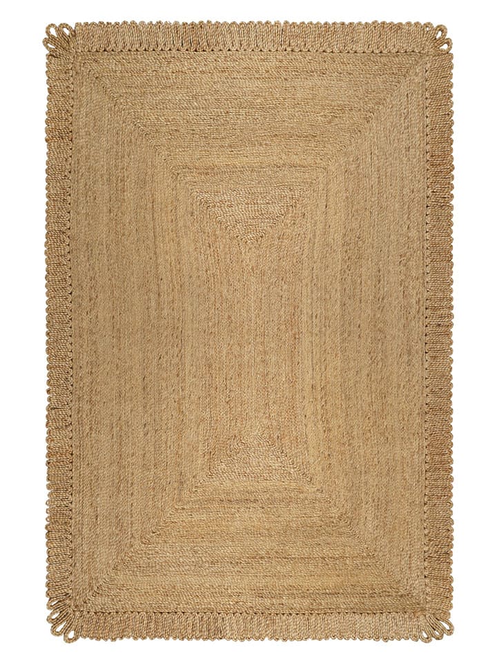 Green Looop Dywan "Loop June" w kolorze jasnobrązowym z juty rozmiar: 160x230 cm