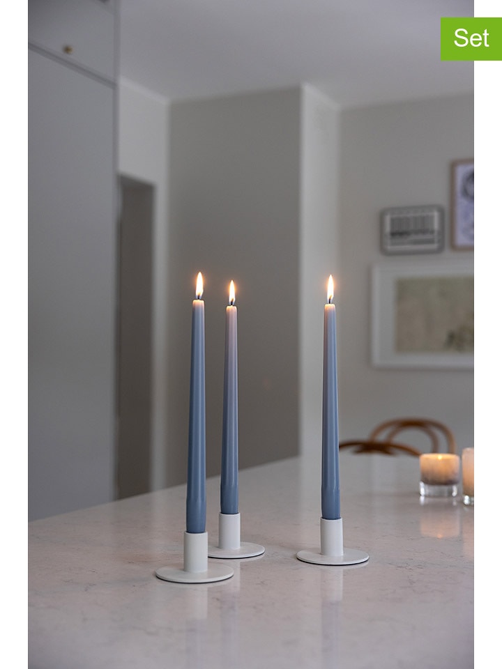 Liljeholmens Candle Świece (8 szt.) "Prisma" w kolorze niebieskim rozmiar: onesize