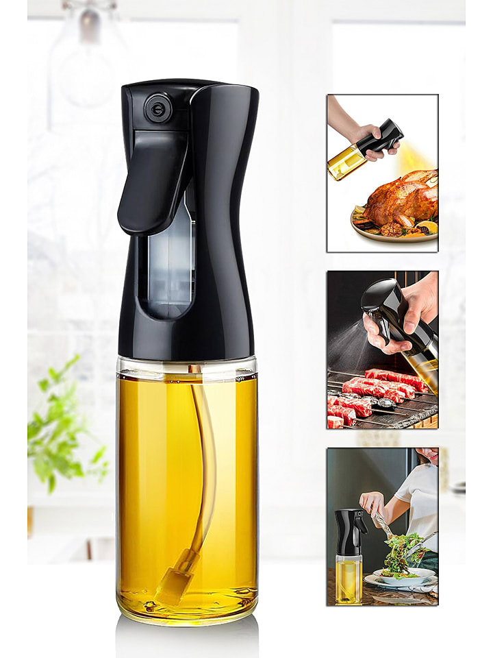 Violeta Home Dozownik oleju w kolorze czarnym - 210 ml rozmiar: onesize