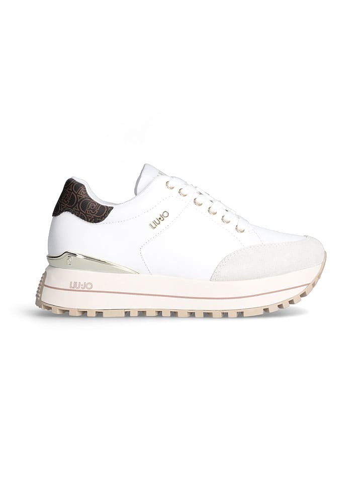 Liu Jo Skórzane sneakersy w kolorze białym rozmiar: 40