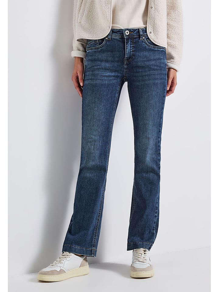 Street One Dżinsy - Bootcut fit - w kolorze granatowym rozmiar: W31/L32