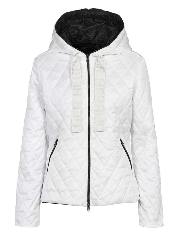 Herrlicher Kurtka pikowana "Timara" w kolorze białym rozmiar: XS