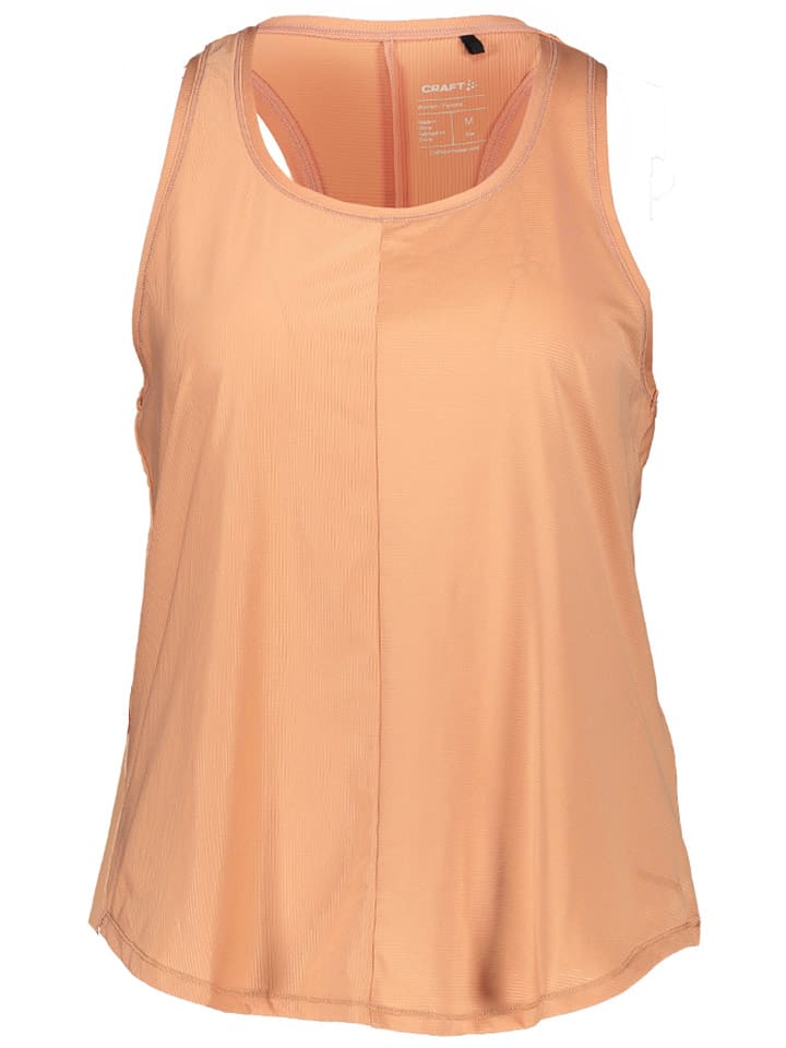 Craft Top sportowy "Core Essence" w kolorze brzoskwiniowym rozmiar: M